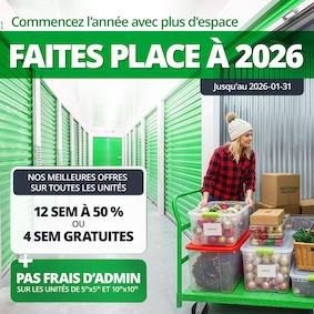 Depotium Mini Entrepôt - Vandreuil Dorion Promotion